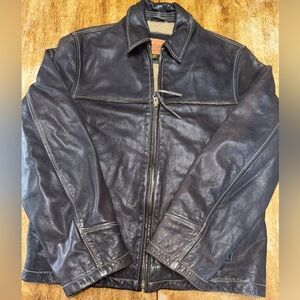 Vintage Timberland Brown Leather Jacket Great Condition Fall Y2K